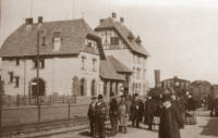 Bahnhof um 1903